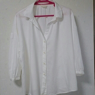 プーラフリーム(pour la frime)のpour la frimeの白いシャツ(シャツ/ブラウス(長袖/七分))