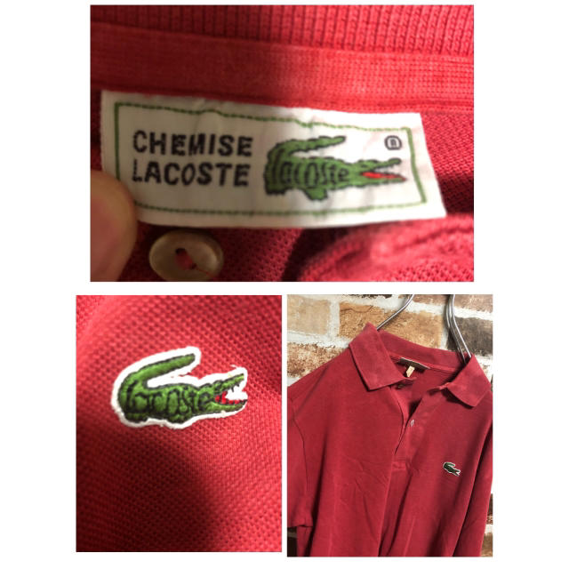 LACOSTE(ラコステ)の90’s LACOSTE ポロシャツ 長袖 ラコステ 定番 メンズのトップス(ポロシャツ)の商品写真