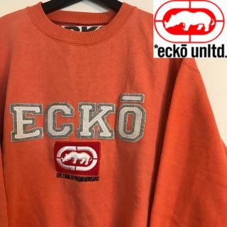 エコーアンリミテッド(ECKŌ UNLTD（ECKO UNLTD）)の【レア】 ECKO ANLTD エコーアンリミテッド ビッグロゴ トレーナー(スウェット)