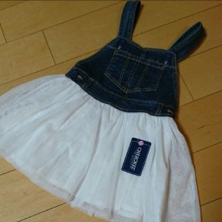 ニシマツヤ(西松屋)の★新品未使用★西松屋 チュール ワンピース 90   baby Gap/next(ワンピース)