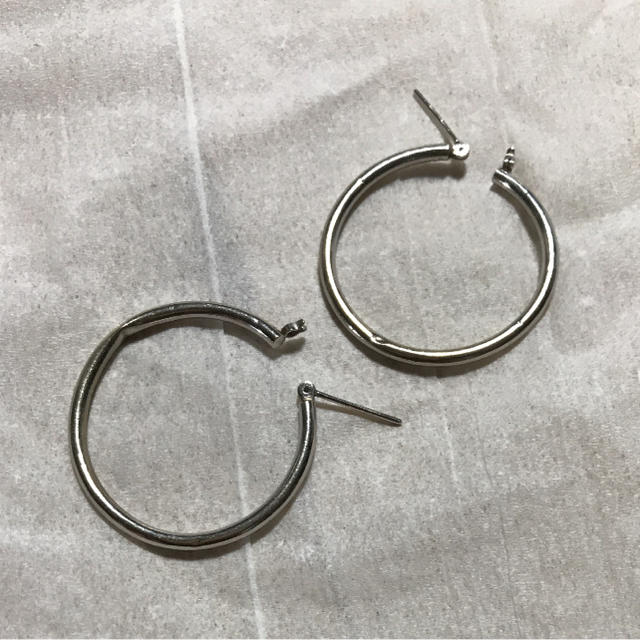 Earrings white gold 18k