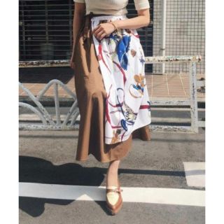 アメリヴィンテージ(Ameri VINTAGE)のAMERI♡RITA FLARE SKIRT(ロングスカート)