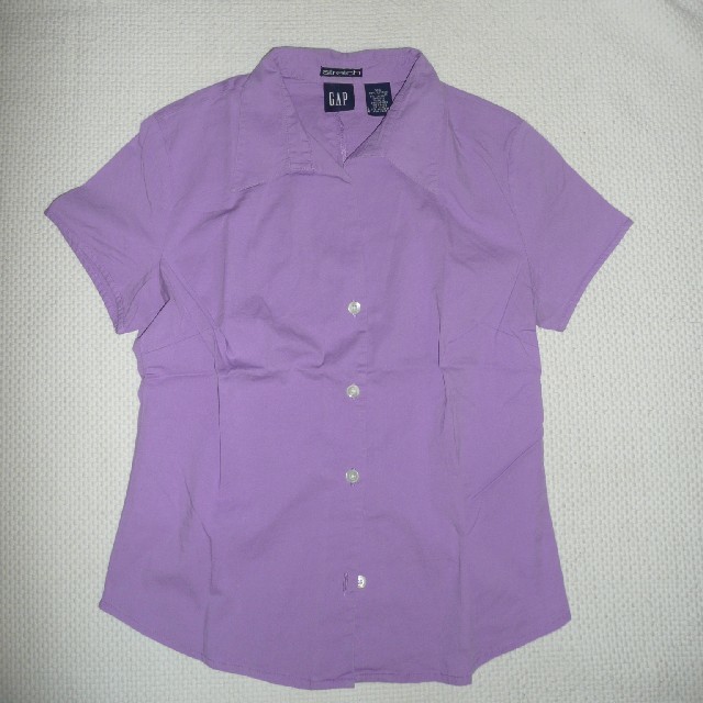 GAP(ギャップ)のGAP ストレッチシャツ ブラウス レディースのトップス(シャツ/ブラウス(半袖/袖なし))の商品写真