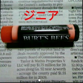 バーツビーズ(BURT'S BEES)のnico様専用バーツビーズティンテッド☆100%ナチュラル　♥ジニア(リップケア/リップクリーム)