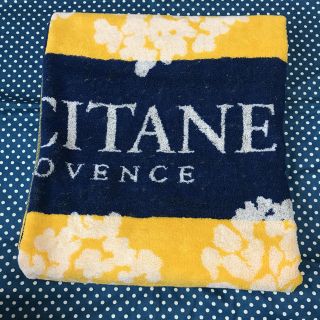 ロクシタン(L'OCCITANE)の★ ロクシタン バスタオル ネイビー&イエロー(タオル/バス用品)