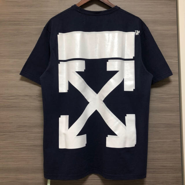 Off-White × Champion Tee  Dusty Blue M