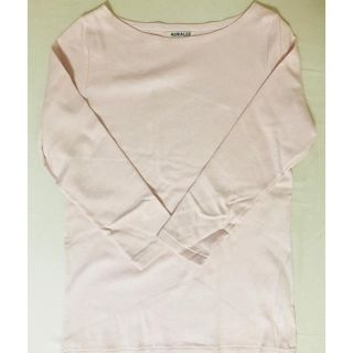 イエナ(IENA)のAURALEE IENA別注 ボートネックTシャツ(カットソー(長袖/七分))