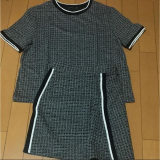 ザラ(ZARA)のZARA セットアップ 半袖、スカート(セット/コーデ)