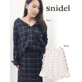 スナイデル(SNIDEL)のスナイデル チェックシャツ×スカート セットアップ(セット/コーデ)