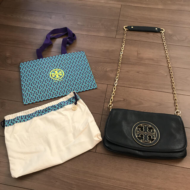 ハワイ免税店購入 TORY BURCH ショルダー クラッチ 2wayバッグ