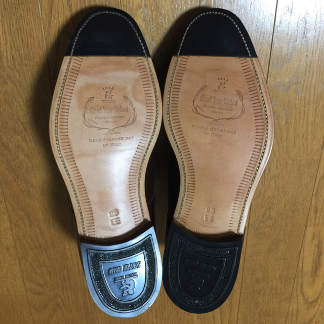 スコッチグレイン 二足セット 25.0 新品 ブラック ブラウン メンズの靴/シューズ(ドレス/ビジネス)の商品写真