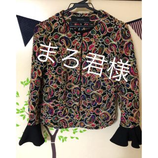 ザラ(ZARA)のZARA ジャケット 最終 まろ君様 専用(ノーカラージャケット)