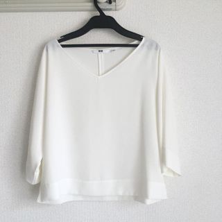 ユニクロ(UNIQLO)のドレープブラウス(シャツ/ブラウス(長袖/七分))