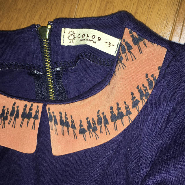 ZARA KIDS(ザラキッズ)のまとめ買いセール！韓国子供服  COLOR  ワンピース サイズ5(約90cm) キッズ/ベビー/マタニティのキッズ服女の子用(90cm~)(ワンピース)の商品写真