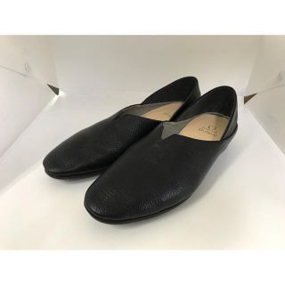 ヒミコ(卑弥呼)のOn Bleue バブーシュ風スリッポンシューズ/076958  24.5cm(スリッポン/モカシン)