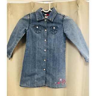 トミーヒルフィガー(TOMMY HILFIGER)の美品♡ トミーヒルフィガー  デニム ワンピース 110cm トミー TOMMY(ワンピース)