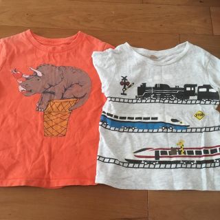 プティマイン(petit main)のbaby gap &petit main size100 2枚セット(Tシャツ/カットソー)