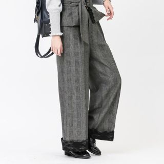 アクシーズファム(axes femme)のさよさよ様専用  axes グレンチェックワイドパンツ(カジュアルパンツ)