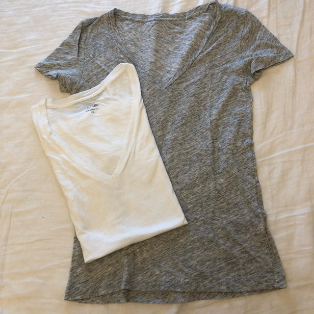 J.Crew(ジェイクルー)のjcrew コットンTシャツ2枚セット レディースのトップス(Tシャツ(半袖/袖なし))の商品写真