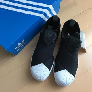 アディダス(adidas)のアディダス♡スーパースタースリッポン♡新品未使用23.0(スリッポン/モカシン)