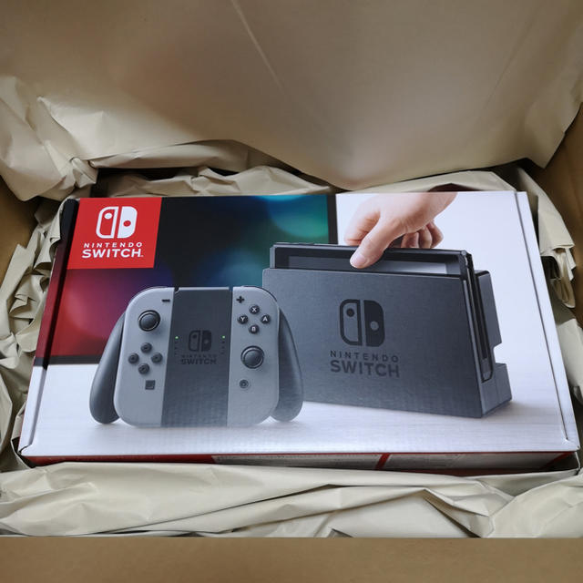 させて Nintendo Switch - 新品未開封 納品書付属 Nintendo Switch グレー 本体の スイッチ