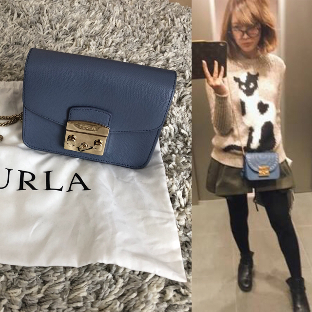 Furla(フルラ)の【新品未使用】FURLA メトロポリス ライトブルー  レディースのバッグ(ショルダーバッグ)の商品写真