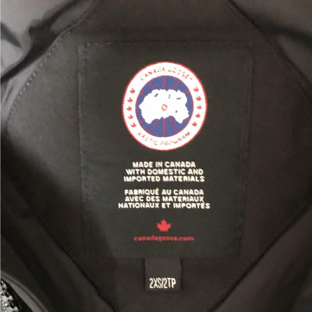 CANADA GOOSE(カナダグース)のCANADA GOOSE カナダグース ジャスパー 2XS xxs 黒 メンズのジャケット/アウター(ダウンジャケット)の商品写真