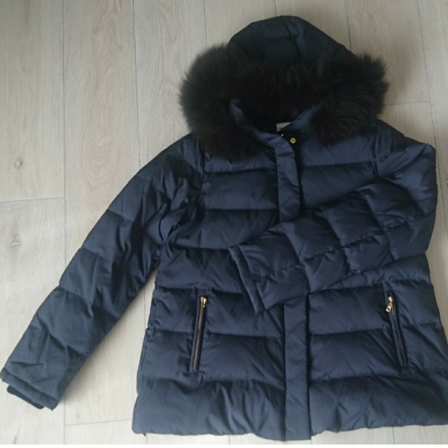 IENA(イエナ)の未使用 イエナ タフタショートダウンジャケット 40サイズ レディースのジャケット/アウター(ダウンジャケット)の商品写真