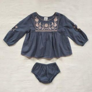 キャラメルベビー&チャイルド(Caramel baby&child )の【新作2018aw】希少　Apolina★刺繍セットアップ12-18M(ワンピース)