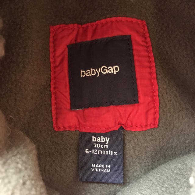 babyGAP(ベビーギャップ)の美品 ベビー ダウンジャケット キッズ/ベビー/マタニティのベビー服(~85cm)(ジャケット/コート)の商品写真