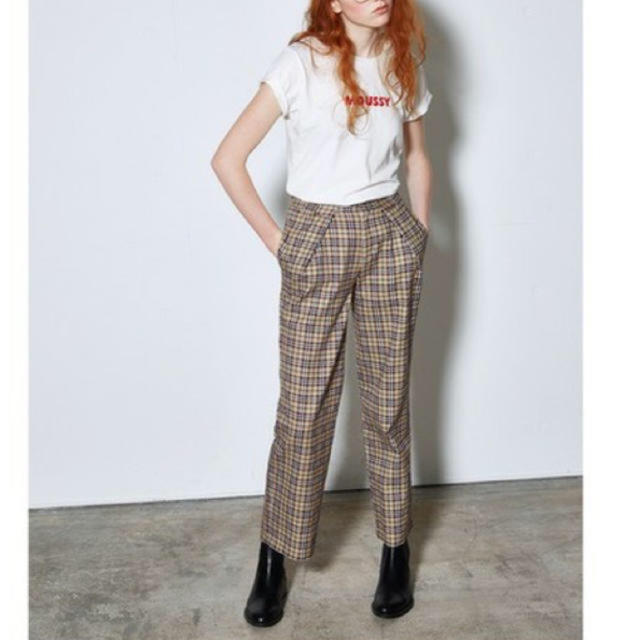 moussy(マウジー)のvintage plaid remake pants レディースのパンツ(カジュアルパンツ)の商品写真