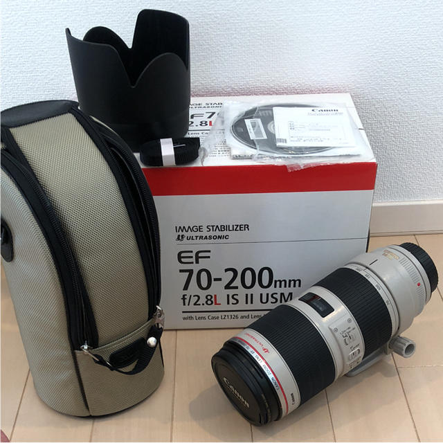 【18％OFF】 Canon - 9月14日まで  EF 70-200mm f2.8L IS II USM レンズ(ズーム)