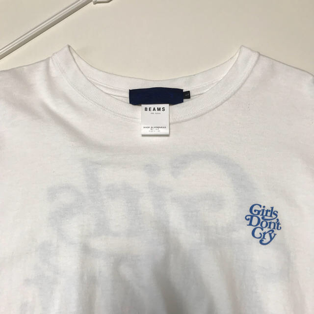 BEAMS(ビームス)のgirls don't cry logo tee blue L  メンズのトップス(Tシャツ/カットソー(半袖/袖なし))の商品写真