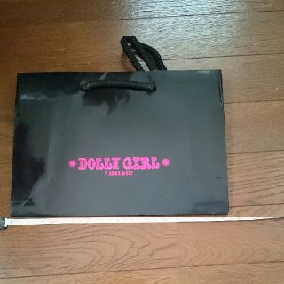 ドーリーガールバイアナスイ(DOLLY GIRL BY ANNA SUI)のDOLLY GIRL byANNA SUIショップ袋です(ショップ袋)