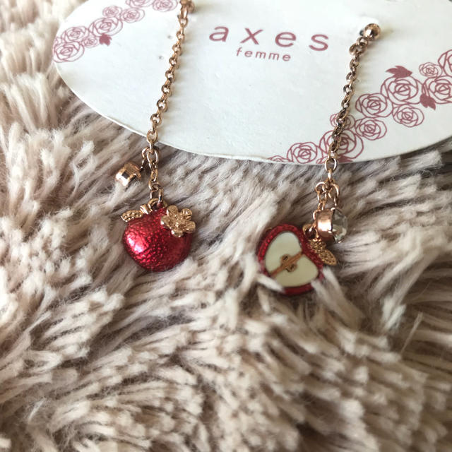 axes femme(アクシーズファム)のaxes femme♡フラワーフルーツピアス 新品未使用 レディースのアクセサリー(ピアス)の商品写真