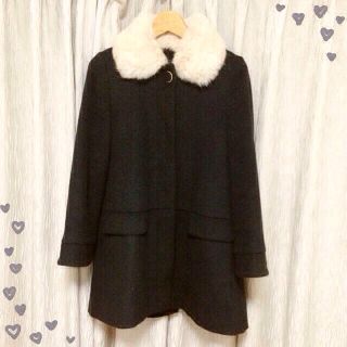 ミッシュマッシュ(MISCH MASCH)のミッシュマッシュ*ファーコート*黒(毛皮/ファーコート)