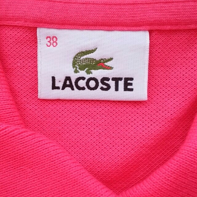 LACOSTE(ラコステ)のLACOSTE ラコステ 半袖ポロシャツ　38 レディースのトップス(ポロシャツ)の商品写真