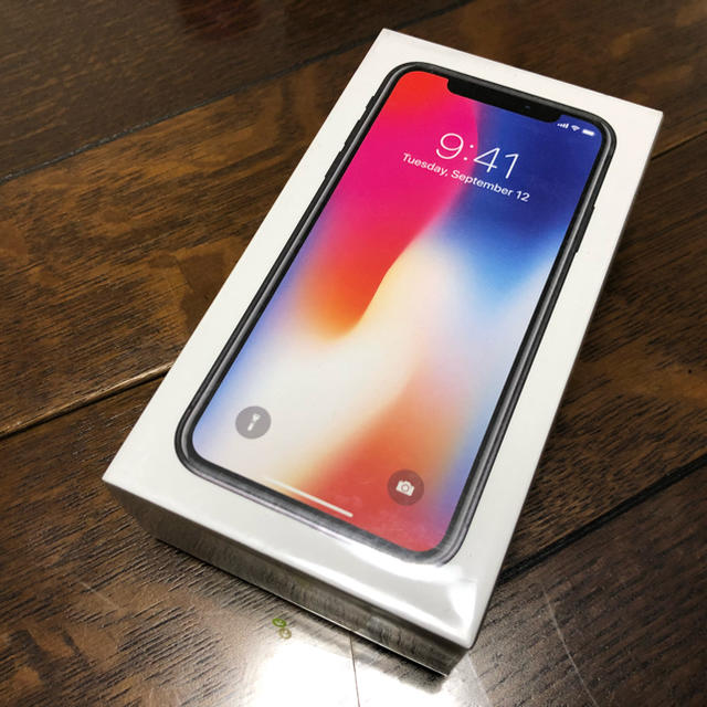 iPhoneX 256GB 新品未使用