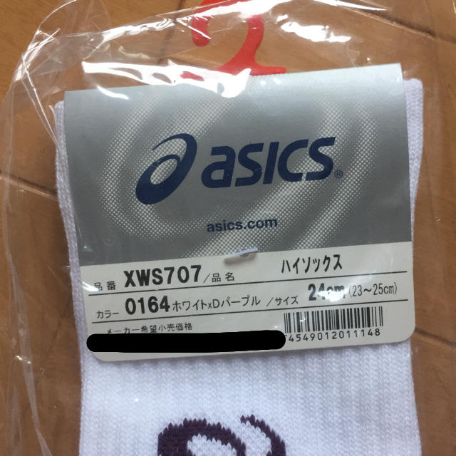 asics(アシックス)のアシックス ソックス スポーツ/アウトドアのスポーツ/アウトドア その他(バレーボール)の商品写真