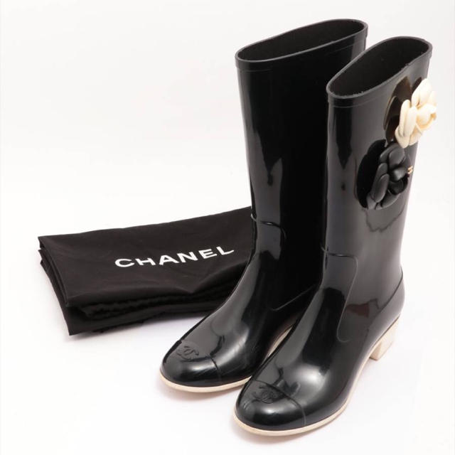 CHANEL - CHANEL☆カメリア☆レインブーツの通販 by MsCASTYLE｜シャネルならラクマ