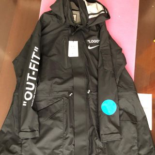 オフホワイト(OFF-WHITE)のoff-white ナイキ コラボ ベンチコート (ナイロンジャケット)