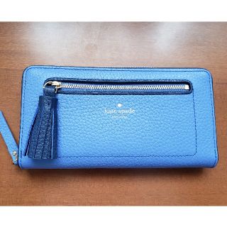 ケイトスペードニューヨーク(kate spade new york)の新品未使用★kate spade★タッセルブルー　長財布(財布)