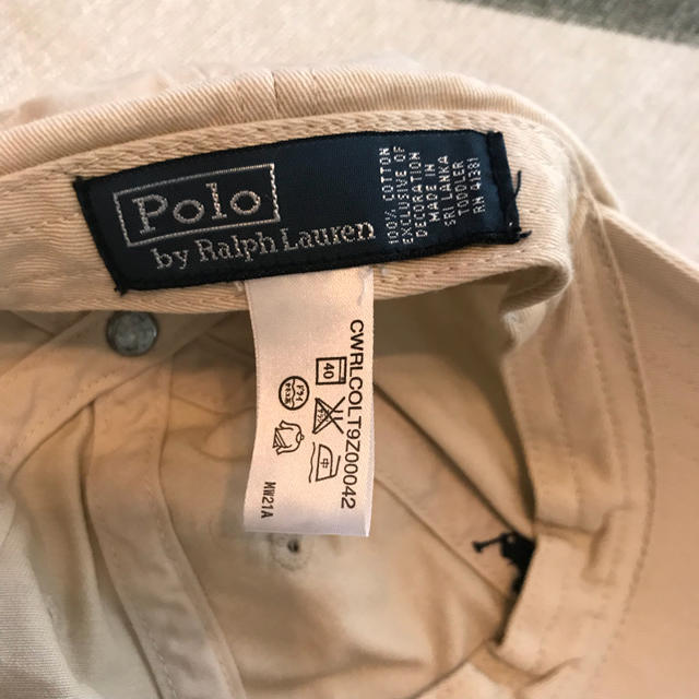 POLO RALPH LAUREN(ポロラルフローレン)のキッズ✩︎キャップ キッズ/ベビー/マタニティのこども用ファッション小物(帽子)の商品写真