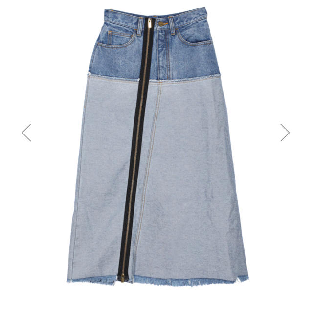 Ameri VINTAGE(アメリヴィンテージ)のちい様専用INSIDE OUT ZIPPER DENIM SKIRT デニム レディースのスカート(ロングスカート)の商品写真