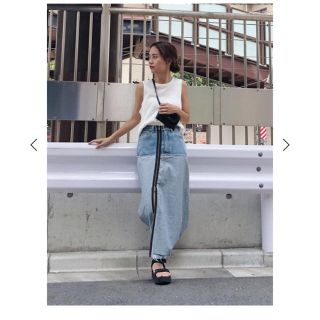 アメリヴィンテージ(Ameri VINTAGE)のちい様専用INSIDE OUT ZIPPER DENIM SKIRT デニム(ロングスカート)