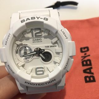 ベビージー(Baby-G)の薄井様専用 baby-g 白 G-LIDE BGA-180-7B1JF (腕時計)