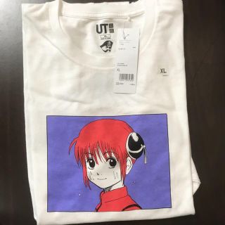 ユニクロ(UNIQLO)の新品 UNIQLO メンズ ジャンプ グラフィックT 銀魂 神楽 XL(Tシャツ/カットソー(半袖/袖なし))