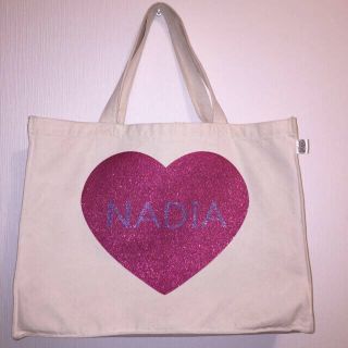 ナディア(NADIA)のNADIAピンク♡トートバッグ(トートバッグ)