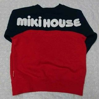 ミキハウス(mikihouse)のミキハウス バックロゴ トレーナー 80(トレーナー)