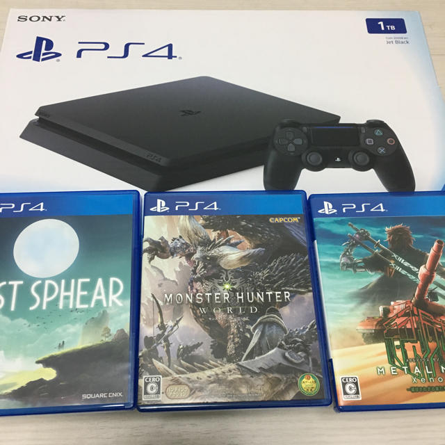 ps4 本体　ソフト3本付き